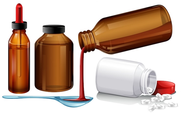 Vector Gratis berbagai jenis obat