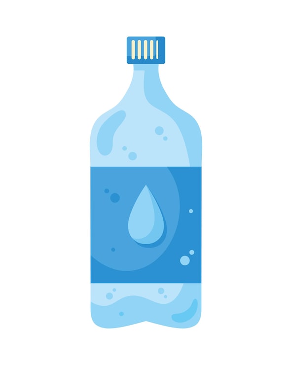 Vector Gratis botol minuman air murni