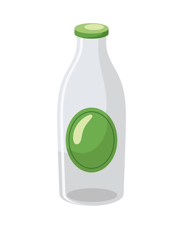 Vector Gratis botol ramah lingkungan