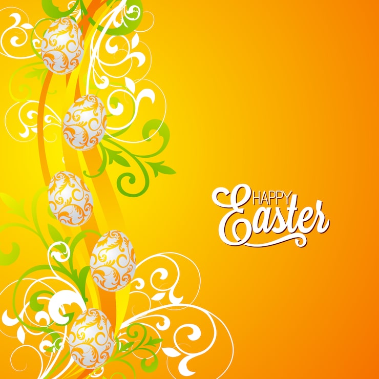 Vector Gratis desain latar belakang paskah
