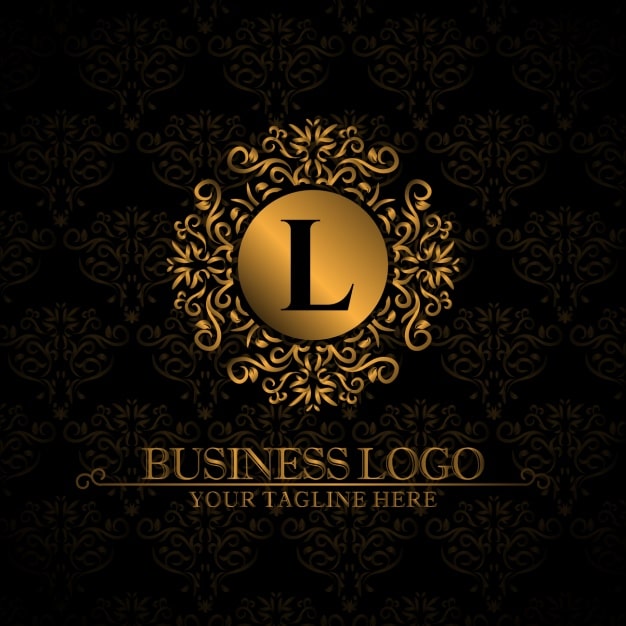 Vector Gratis desain templat logo hias