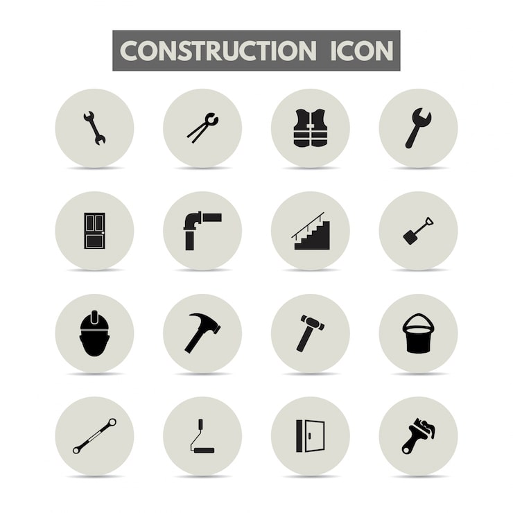 Vector Gratis ikon konstruksi