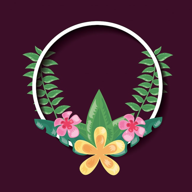 Vector Gratis ilustrasi gelap daun tropis