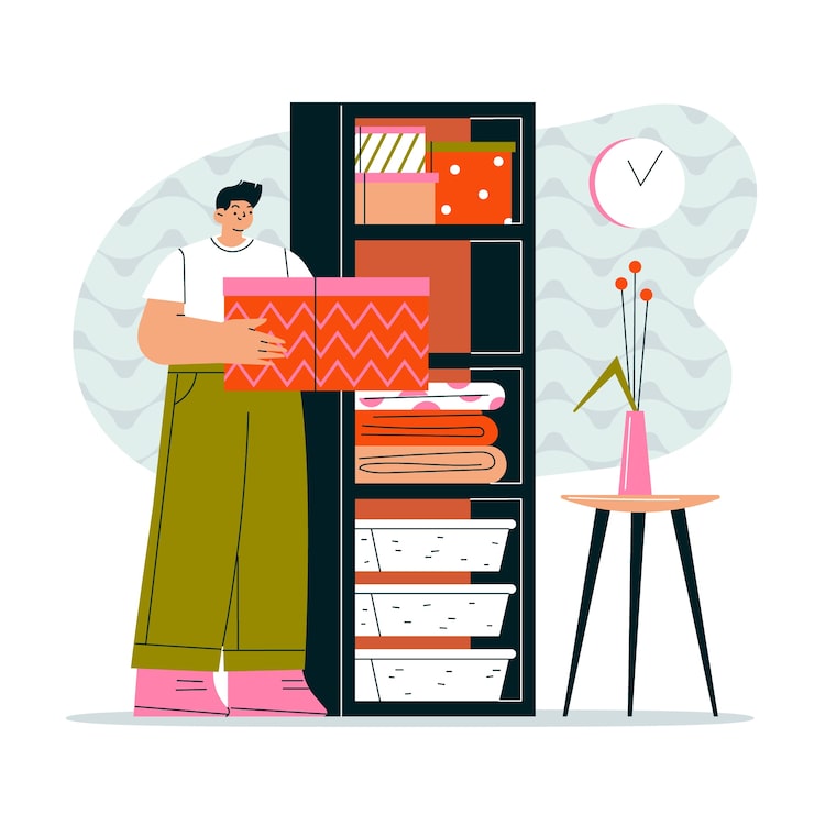 Vector Gratis ilustrasi lagom digambar tangan