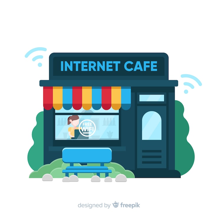 Vector Gratis konsep wifi datar