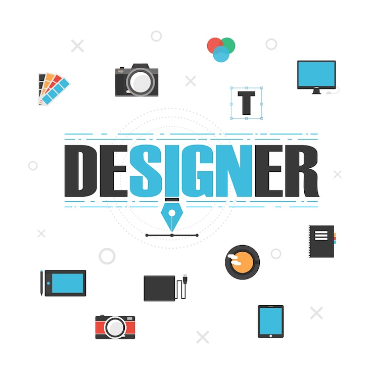 Vector Gratis latar belakang elemen designer