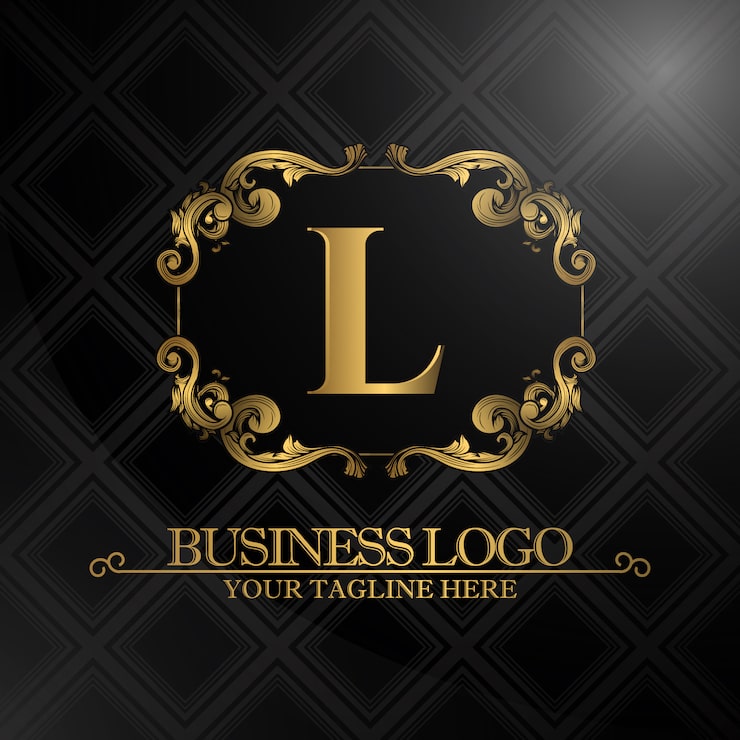 Vector Gratis logo bisnis mewah