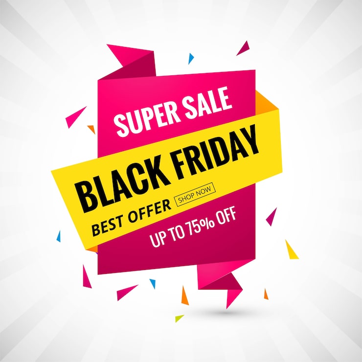 Vector Gratis promosi penjualan black friday