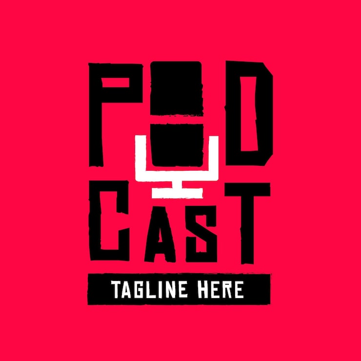 Vector Gratis templat logo podcast detail