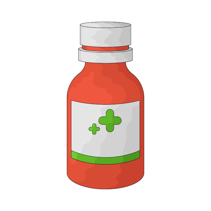 Vector botol obat