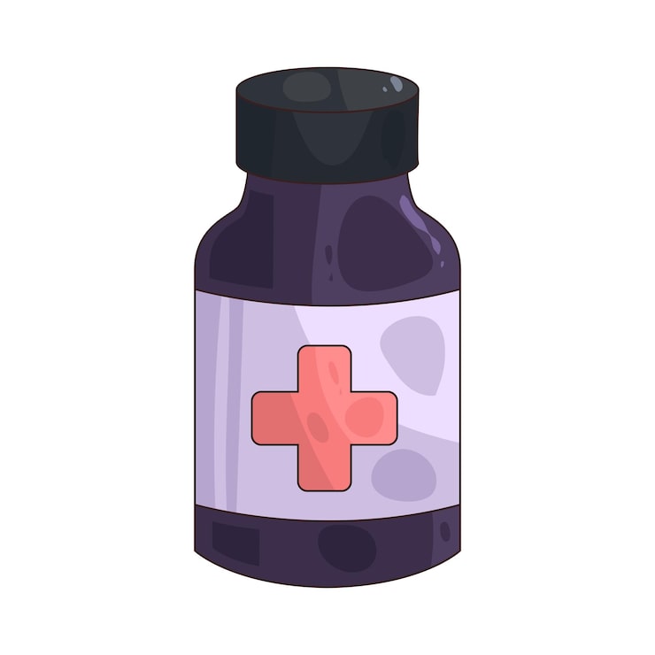 Vector botol obat