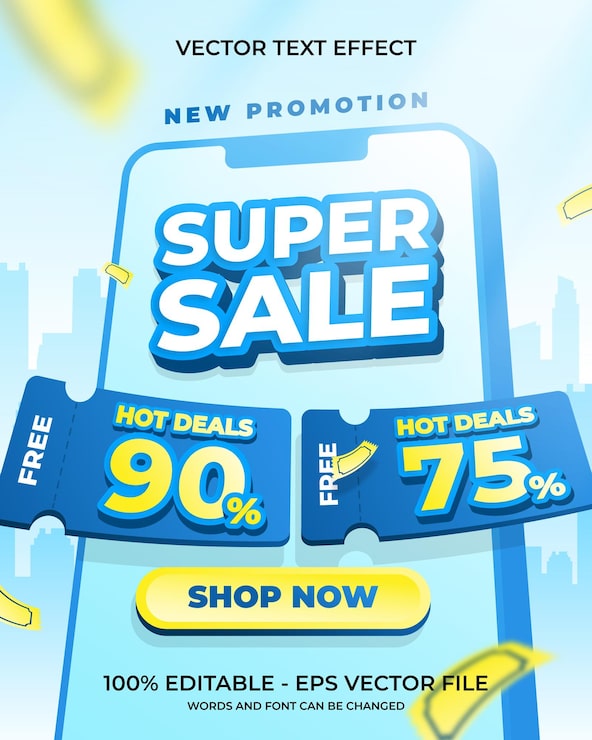 Vector cuci gudang dengan latar belakang diskon