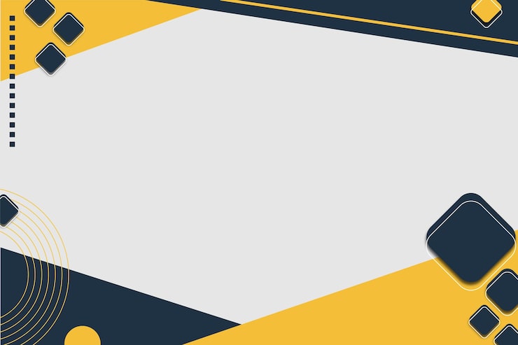 Vector template latar belakang dengan bergelombang dan kompleks biru tua kuning