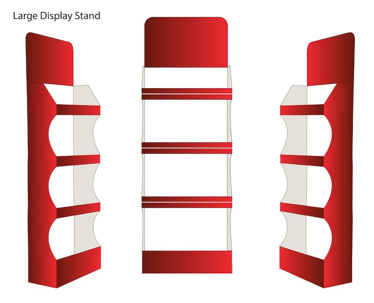 Vector vm brothers stand display sedang