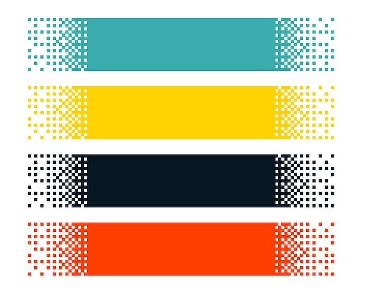 Kostenlose Vektor abstraktes rastermuster pixel-hintergrund mit gradient-tönen