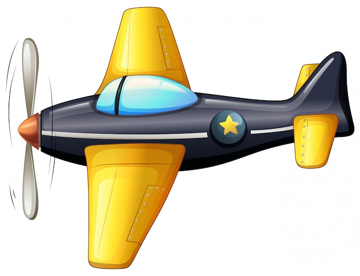Kostenlose Vektor ein vintage-flugzeug