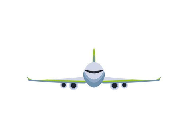 Kostenlose Vektor flugzeugfliegerreise-symbol isoliert