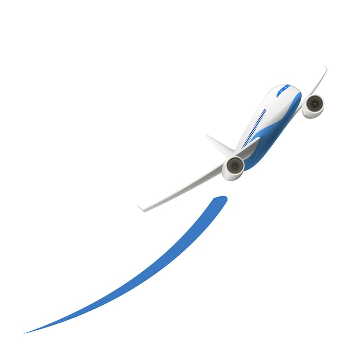 Kostenlose Vektor flugzeugstart