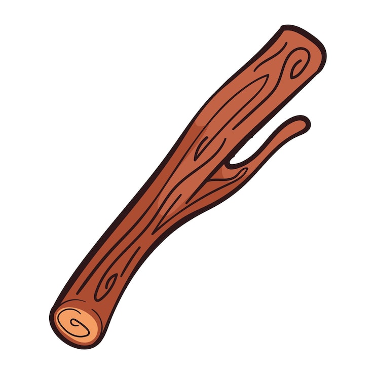 Kostenlose Vektor herbst natur zweig baum isolierte illustration