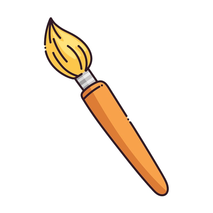 Kostenlose Vektor ikonen für das artbrush-werkzeug