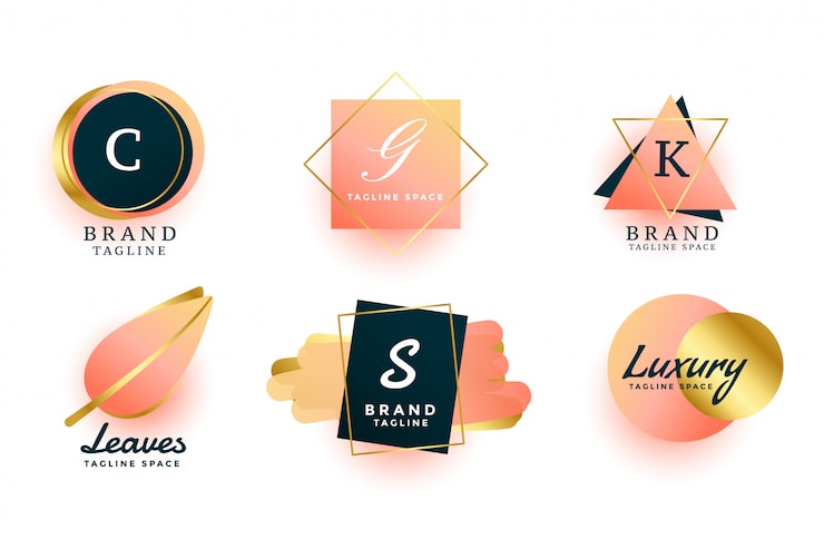 Kostenlose Vektor luxus logos oder hochzeit monogramme sammlung design