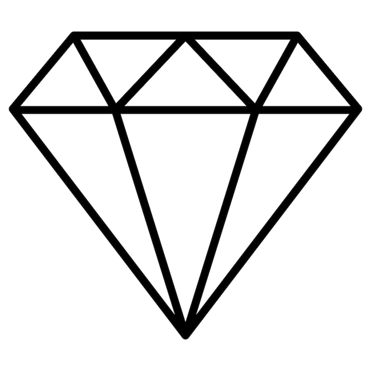 Vektor die ikonen der diamanten