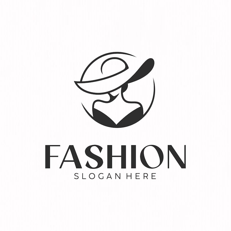 Vektor geschäft mit damenmode-laden logo-illustration