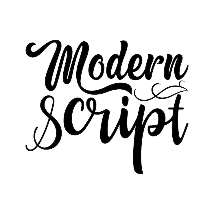 Vektor modernes skript-schriftzug-design für grußbanner, mauspads, drucke, karten und poster, tassen n