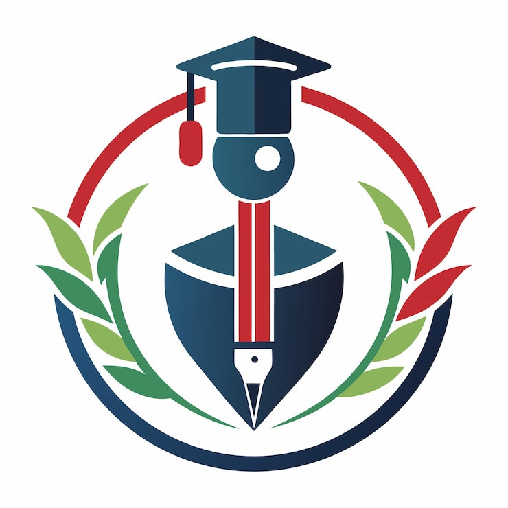 Vektor logo vzdělávacího pera