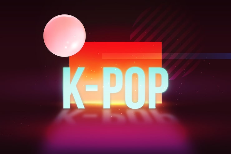 Vetor grátis conceito de música k-pop