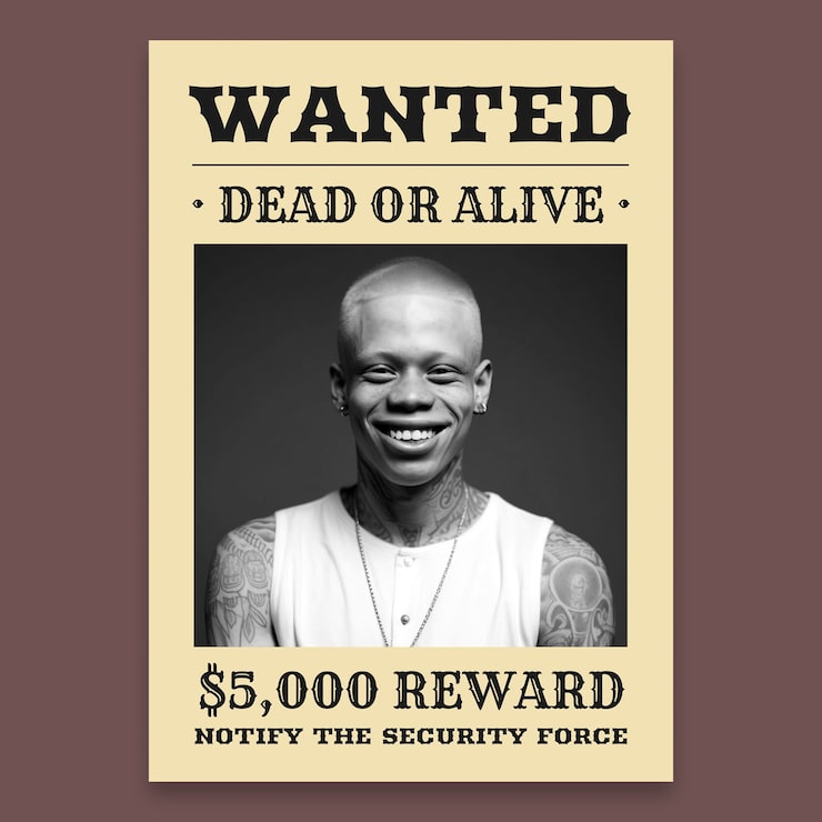 Vetor grátis desenho de modelo de cartaz desejado