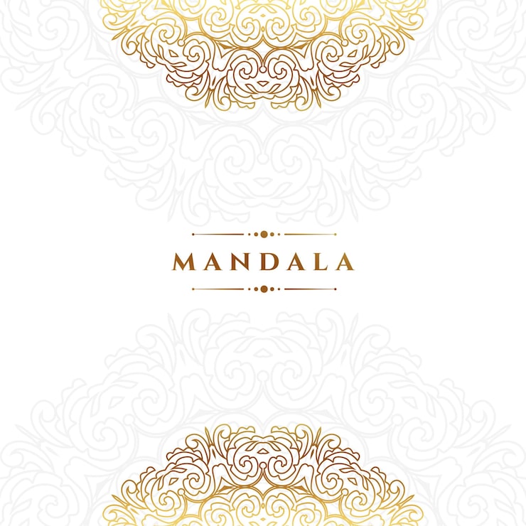 Vetor grátis design de padrão de mandala premium para têxteis indianos tradicionais