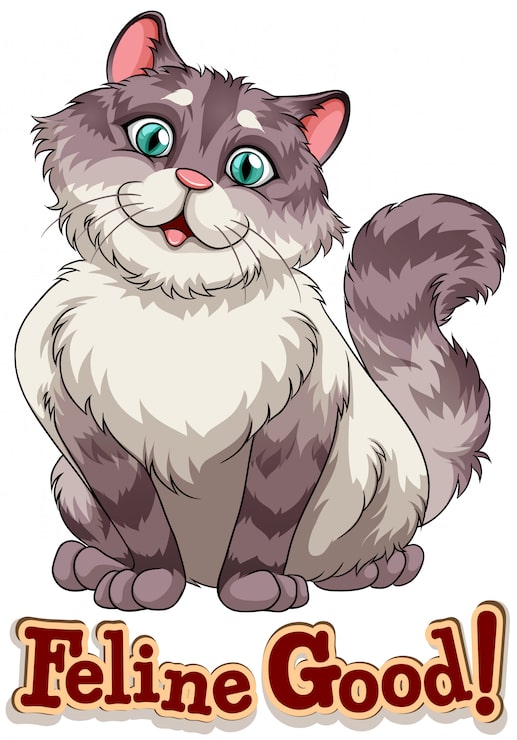 Vetor grátis felino
