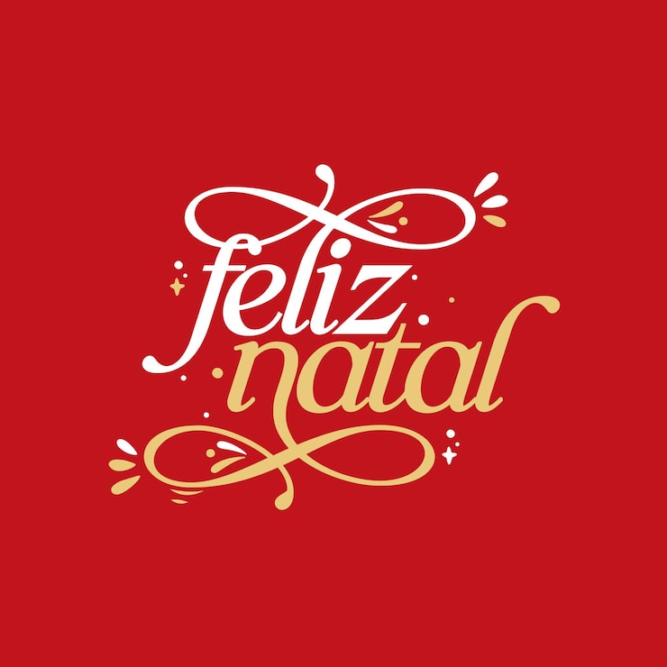 Vetor grátis fonte de mídia social de natal feliz fundo vermelho ilustrativo