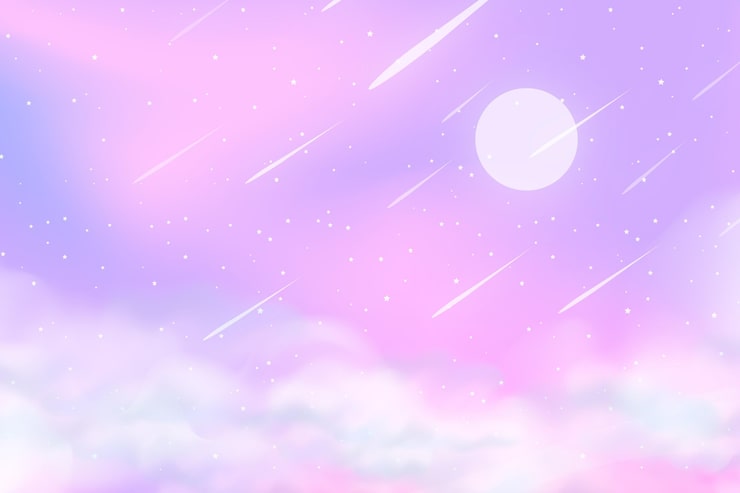 Vetor grátis fundo de céu pastel com gradiente