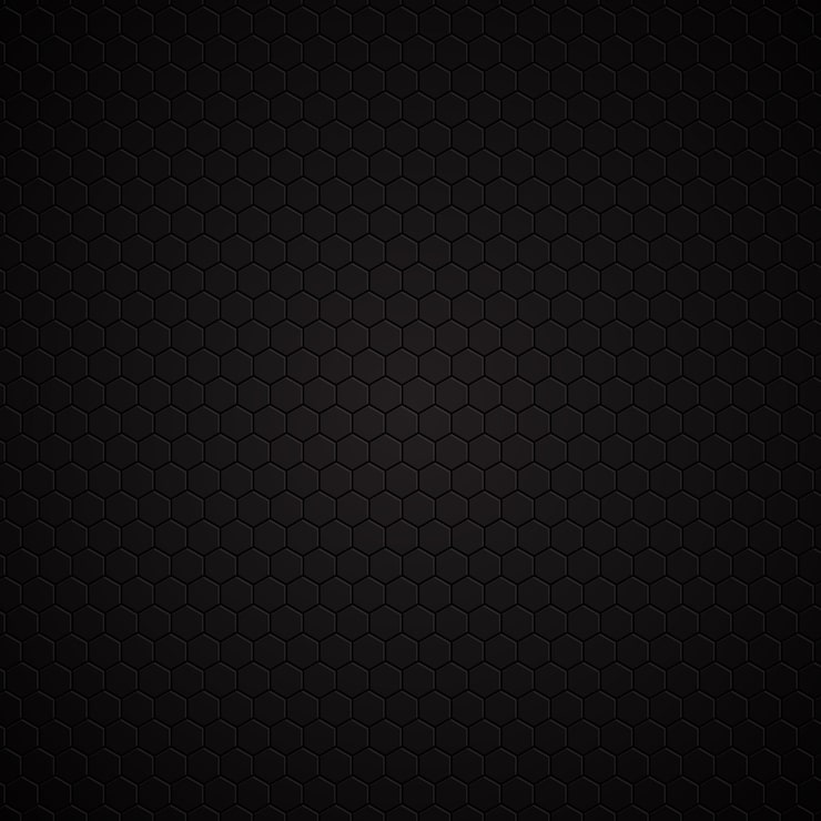 Vetor grátis fundo de padrão escuro hexagonal