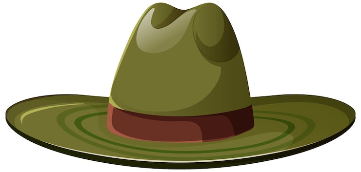 Vetor grátis ilustração do sombrero tradicional mexicano