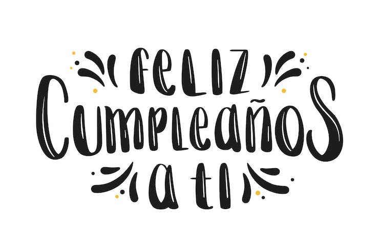 Vetor grátis letras de fonte preta feliz aniversário