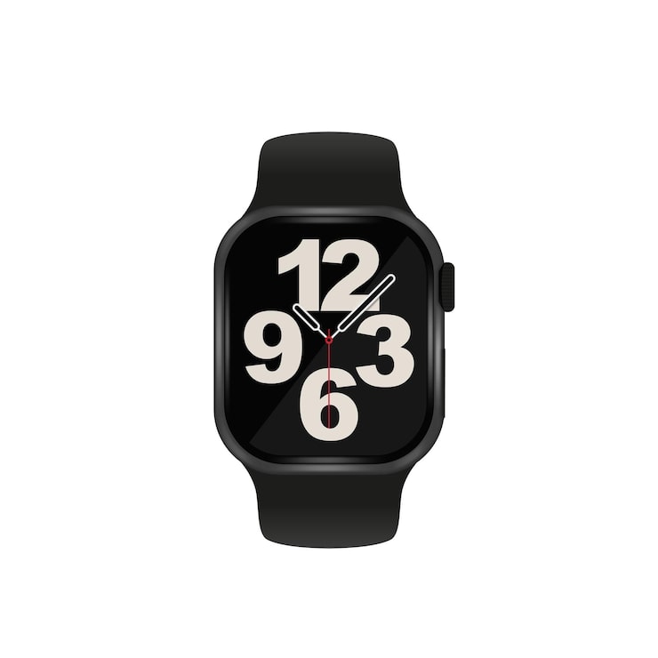 Vetor apple watch preto