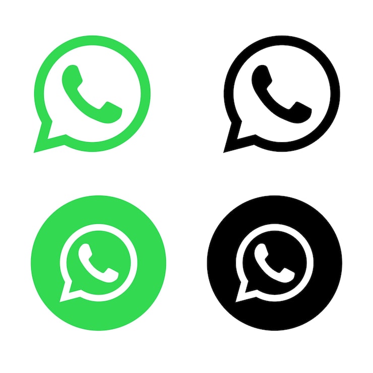 Vetor coleção de ícones do whatsapp