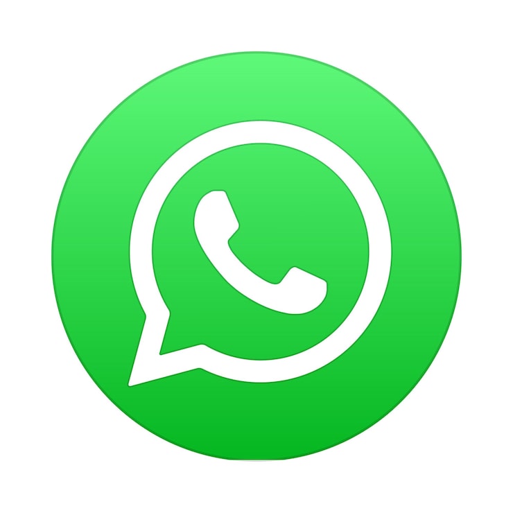 Vetor ícone redondo do aplicativo whatsapp mensageiro popular logo da mídia social