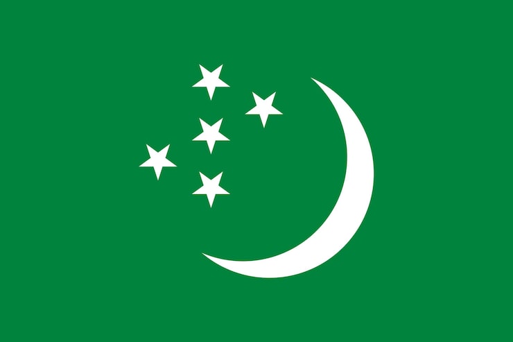 Vetor ilustração simples da bandeira do turquemenistão para o dia da independência ou eleição