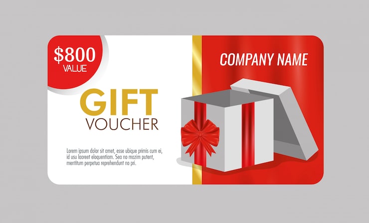 Vettore gratuito buono regalo con sconto di vendita speciale