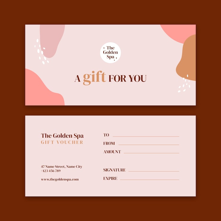 Vettore gratuito design piatto modello spa