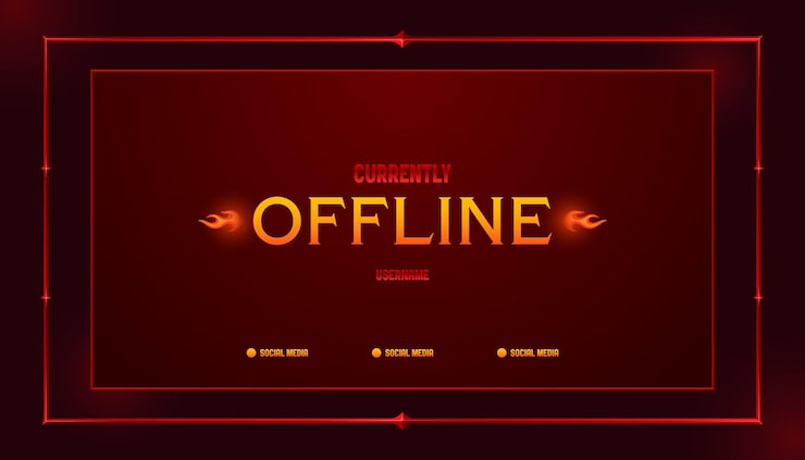 Vettore gratuito progettazione di banner di flusso offline