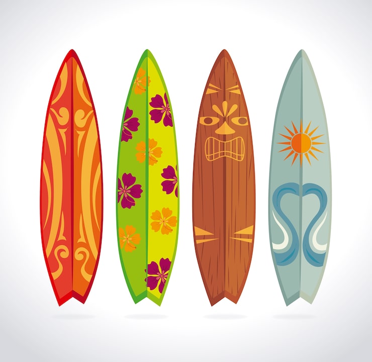 Vettore surf design