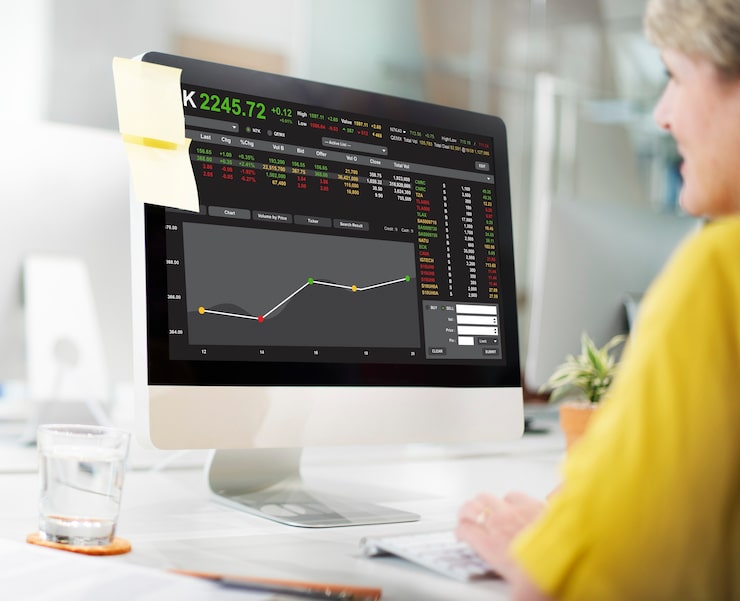 Gratis Foto beurshandel forex financiën grafisch concept