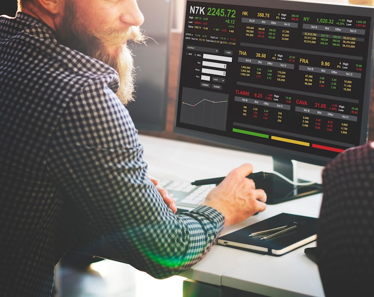 Gratis Foto beurshandel forex financiën grafisch concept