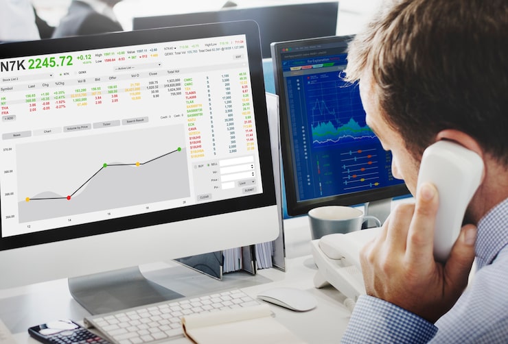 Gratis Foto beurshandel forex financiën grafisch concept