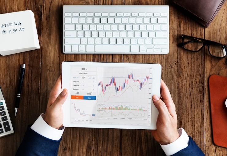 Gratis Foto forex trade grafiek grafiek concept
